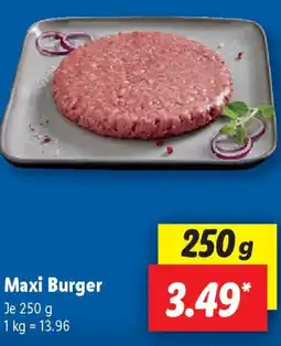 Lidl Maxi Burger Angebot