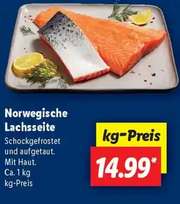 Lidl Norwegische Lachsseite Angebot