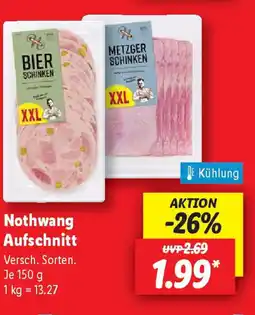 Lidl Nothwang Aufschnitt Angebot