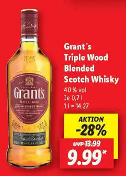 Lidl Triple Wood Blended Scotch Whisky Angebot