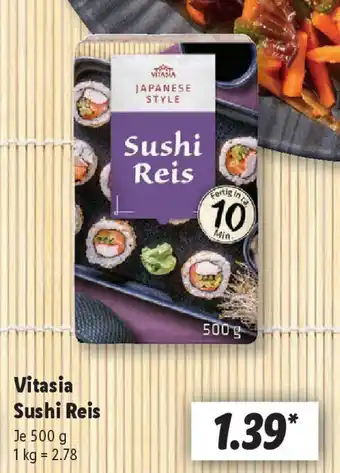 Lidl Vitasia Sushi Reis Angebot