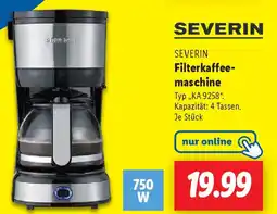 Lidl SEVERIN Filterkaffee- maschine Angebot