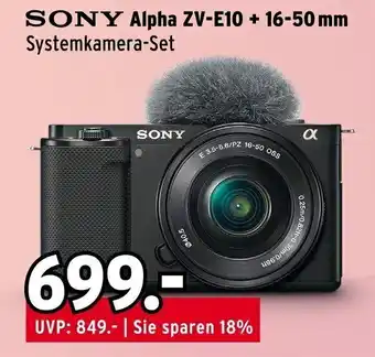 Foto Erhardt Sony Alpha ZV-E10 + 16-50mm Systemkamera Set Angebot