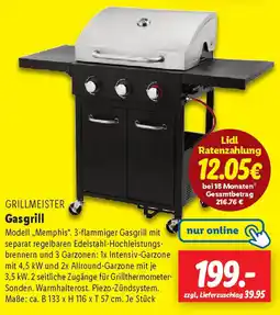 Lidl GRILLMEISTER Gasgrill Angebot