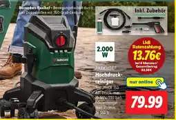 Lidl PARKSIDE Hochdruck- reiniger Angebot
