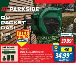 Lidl PARKSIDE Wand-Schlauchaufroller Angebot