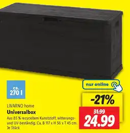 Lidl LIVARNO home Universalbox Angebot