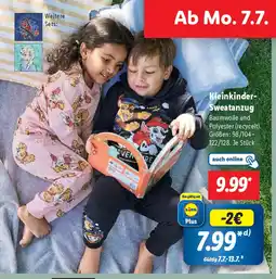 Lidl Kleinkinder- Sweatanzug Angebot
