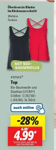 Lidl esmara Top Angebot