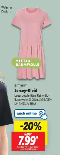 Lidl esmara Jersey-Kleid Angebot