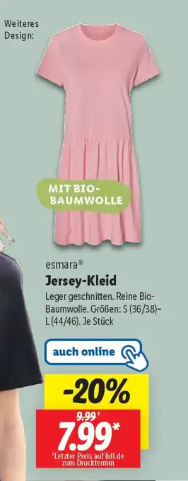 Lidl esmara Jersey-Kleid Angebot
