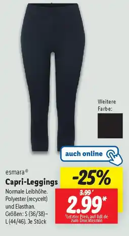 Lidl esmara Capri-Leggings Angebot
