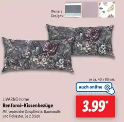 Lidl LIVARNO home Renforcé-Kissenbezüge Angebot