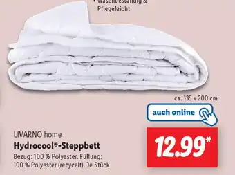Lidl LIVARNO home Hydrocool-Steppbett Angebot