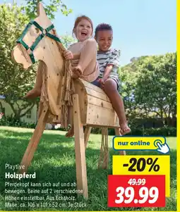 Lidl Playtive Holzpferd Angebot