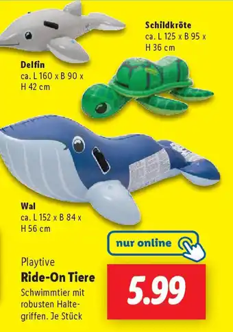 Lidl Playtive Ride-On Tiere Angebot