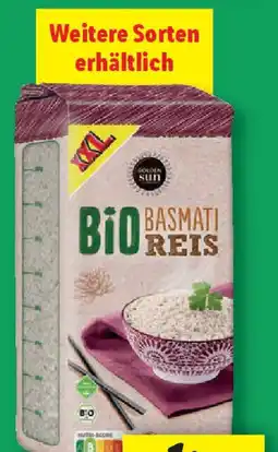 Lidl Golden Sun Bio Basmati Reis XXL Angebot