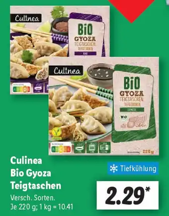 Lidl Culinea Bio Gyoza Teigtaschen Angebot
