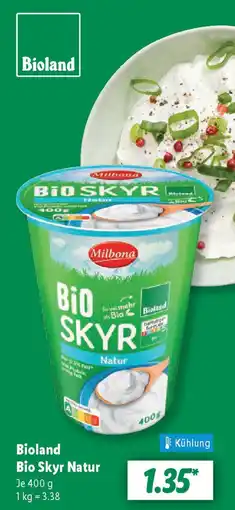 Lidl Bioland Bio Skyr Natur Angebot