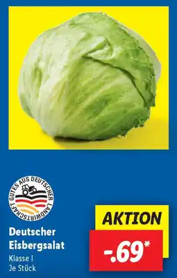 Lidl Deutscher Eisbergsalat Angebot