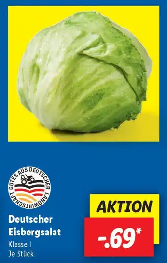 Lidl Deutscher Eisbergsalat Angebot