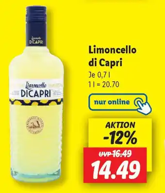 Lidl Limoncello di Capri Angebot