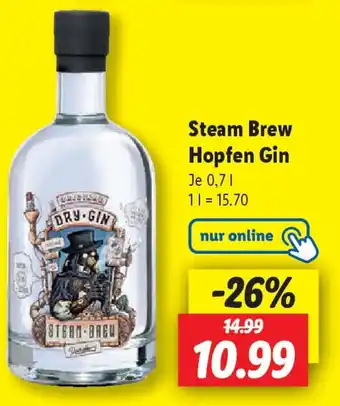 Lidl Steam Brew Hopfen Gin Angebot