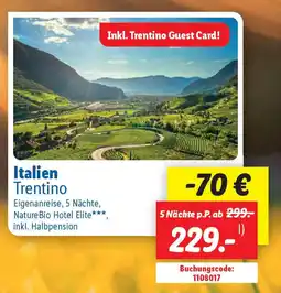 Lidl Italien Trentino Angebot