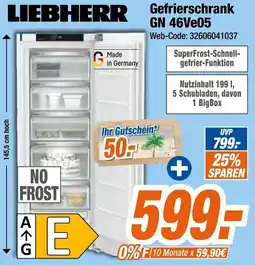 Expert LIEBHERR Gefrierschrank GN 46Ve05 Angebot