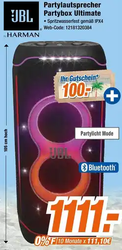 Expert JBL Partylautsprecher Partybox Ultimate Angebot