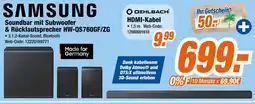 Expert SAMSUNG Soundbar mit Subwoofer & Rücklautsprecher HW-QS760GF/ZG Angebot