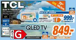 Expert TCL QLED TV 75QLED870 Angebot