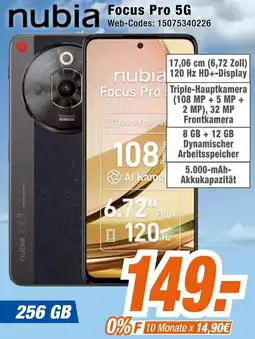 Expert Nubia Focus Pro 5G Angebot