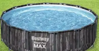 B1 Discount Baumarkt BestWay Steel Pro MAX Aufstellpool Komplett-Set Angebot
