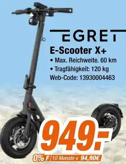 Expert EGRET E-Scooter X+ Angebot