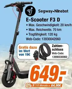 Expert Segway-Ninebot E-Scooter F3 D Angebot