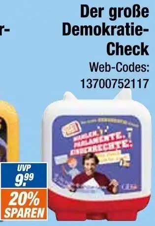 Expert Der große Demokratie Check Angebot