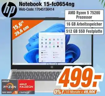 Expert hp Notebook 15-fc0654ng Angebot