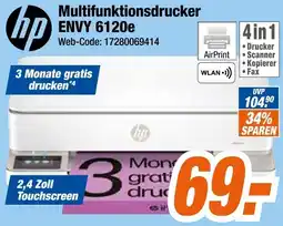 Expert hp Multifunktionsdrucker ENVY 6120e Angebot