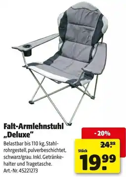 Hagebau Falt-Armlehnstuhl ,,Deluxe" Angebot