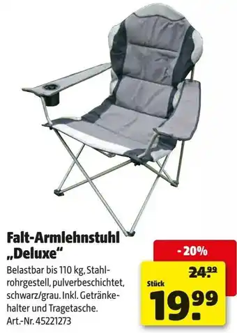 Hagebau Falt-Armlehnstuhl ,,Deluxe" Angebot