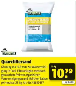 Hagebau Mr. GARDENER Quarzfiltersand Angebot