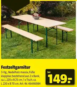 Hagebau Festzeltgarnitur Angebot