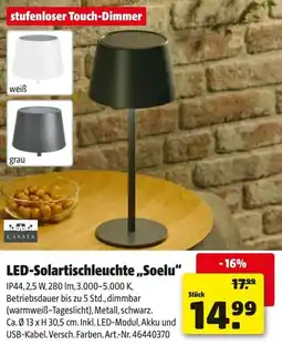 Hagebau CASAYA LED-Solartischleuchte ,,Soelu" Angebot