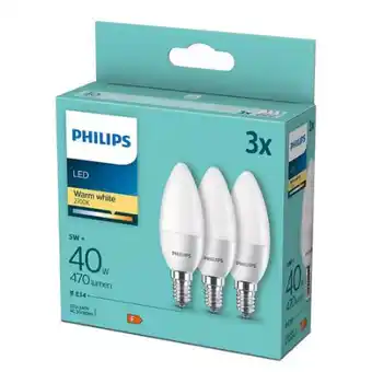 toom Baumarkt Philips LED-Lampe Kerzenform E14/5 W Angebot