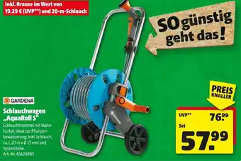 Hagebau GARDENA Schlauchwagen ,,AquaRoll S" Angebot