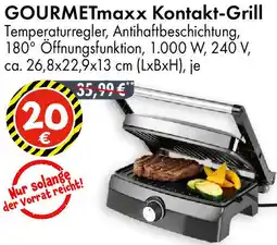 TEDi GOURMETmaxx Kontakt-Grill Angebot