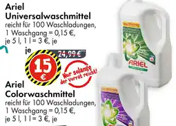 TEDi Ariel Universalwaschmittel oder Colorwaschmittel Angebot