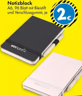 TEDi Notizblock Angebot