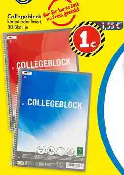 TEDi Collegeblock Angebot